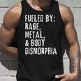 Fueled By Rage Metal & Body Dysmorphia Apparel Tank Top Gifts for Him