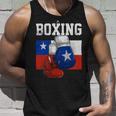 Funny Boxing Chilean Boxing Gloves Boxer Boxing Lover Chile Flag Unisex Tank Top Gifts for Him