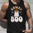 Halloween Howdy Boo Retro Ghost Western Costume Tank Top Gifts for Him