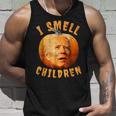 Joe Biden Halloween Pumpkin Confused I Smell Children Tank Top Gifts for Him