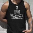 Meditation Yoga Skeleton Halloween Tank Top Gifts for Him