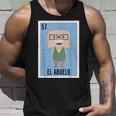 Funny Mexican Design For Grandpa - El Super Abuelo Unisex Tank Top Gifts for Him