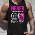 Funny Never Underestimate A Girl With A French Horn Unisex Tank Top Gifts for Him