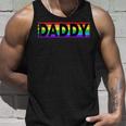 Funny Pride Daddy Proud Gay Lesbian Lgbt Gift Fathers Day Unisex Tank Top Gifts for Him