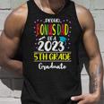 Funny Proud Bonus Dad Of A Class Of 2023 5Th Grade Graduate Unisex Tank Top Gifts for Him