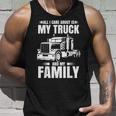 Funny Trucker Gifts Men Truck Driver Husband Semi Trailer Unisex Tank Top Gifts for Him