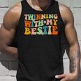 Twin Matching Twins Day Friend Twinning With My Bestie Tank Top Gifts for Him