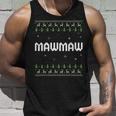 Ugly Xmas Sweater Style Matching Mawmaw Ugly Christmas Tank Top Gifts for Him