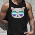 Gay Man Mlm Flag For Cat Lover Male Gay Man Pride Mlm Unisex Tank Top Gifts for Him
