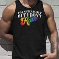 Gay Pride Support Im Straight But I Dont Hate Unisex Tank Top Gifts for Him