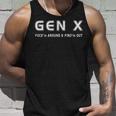 Gen X Fuckin Around & Findin Out Funny Generation X Saying Unisex Tank Top Gifts for Him