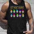 Get More Gnomes Cute Gardening Garden Green Thumb Gift Unisex Tank Top Gifts for Him