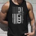 Girl Dad For Men Bullet And Rifle Usa Flag Fathers Day Unisex Tank Top Gifts for Him