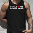 Girls Love My Autism Swag Autistic Boy Awareness Tank Top Gifts for Him