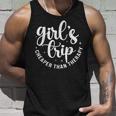 Girls Trip Cheaper Than A Therapy Girls Weekend Friends Trip Unisex Tank Top Gifts for Him