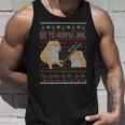 Go To Horny Jail Ugly Christmas Sweater Bonk Meme Tank Top Gifts for Him