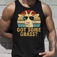 Goat Some Grass Funny Goat Farmer Unisex Tank Top Gifts for Him