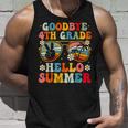 Goodbye 4Th Grade Hello Summer Groovy Fourth Grade Graduate Tank Top Gifts for Him