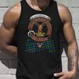 Gordon Scottish Clan Badge & Tartan Unisex Tank Top Gifts for Him