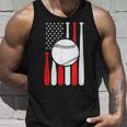 Graphic Vintage American Flag Baseball Coach 4Th Of July Unisex Tank Top Gifts for Him