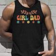 Groovy Father Of Girls Proud Girl Dad Unisex Tank Top Gifts for Him