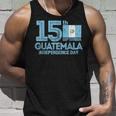 Guatemala Pride Independence 15 September Guatemalan Flag Tank Top Gifts for Him