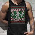 Hairy Christmas Bigfoot Ugly Christmas Sweater Tank Top Gifts for Him