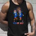 Happy 4Th Of July Uncle Sam Griddy Dance Funny Unisex Tank Top Gifts for Him