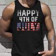 Happy 4Th Of July Us Flag Patriotic American 4Th Of July Unisex Tank Top Gifts for Him