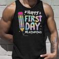 Happy First Day Lets Do This Welcome Back To School Tie Dye Unisex Tank Top Gifts for Him