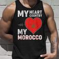 My Heart Country My Morocco For Moroccan Lovers Tank Top Gifts for Him