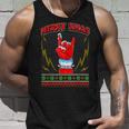 Heavy Metal And Rock Ugly Christmas Sweater Tank Top Gifts for Him