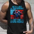 Hes Like A President But For Stupid People Biden Falling Unisex Tank Top Gifts for Him