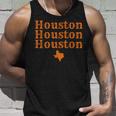 Houston Map Retro Vintage Houston Texas Pride State Usa Unisex Tank Top Gifts for Him
