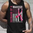 Husband Of A Warrior Support Breast Cancer Awareness Month Tank Top Gifts for Him