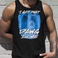 I Got That Dawg In Me Xray Pitbull Ironic Meme Viral Quote Unisex Tank Top Gifts for Him