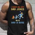 I Keep All My Dad Jokes In A Dadabase Love Blueey Dad Fun Unisex Tank Top Gifts for Him