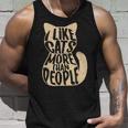I Like Cats More Than People Funny Cat Lover Unisex Tank Top Gifts for Him