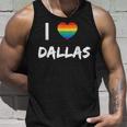 I Love Dallas Gay Pride Lbgt Unisex Tank Top Gifts for Him