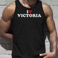 I Love Victoria - Heart Unisex Tank Top Gifts for Him