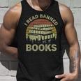 I Read Banned Books Lovers Vintage Funny Book Readers Unisex Tank Top Gifts for Him