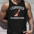 I Survived The Wooden Spoon Spoon Survivor Unisex Tank Top Gifts for Him