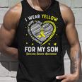I Wear Yellow For My Son Sarcoma Cancer Awareness Unisex Tank Top Gifts for Him I Wear Yellow For My Son Sarcoma Cancer Awareness Unisex Tank Top Gifts for Him