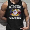 Im A Proud Coast Guard Girlfriend With American Flag Gift Unisex Tank Top Gifts for Him
