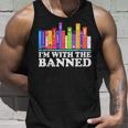 I'm With The Banned Books I Read Banned Books Lovers Library Tank Top Gifts for Him