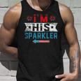 Im His Sparkler His And Her 4Th Of July Matching Couples Unisex Tank Top Gifts for Him