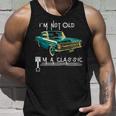 I'm Not Old I'm Classic Dad Retro Colour Vintage Muscle Car Tank Top Gifts for Him