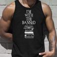 Im With The Banned Books I Read Banned Books Funny Unisex Tank Top Gifts for Him