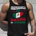 Independencia De Mexico Flag Pride Mexican Independence Day Tank Top Gifts for Him