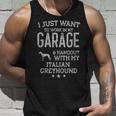 Italian Greyhound Dad Car Garage Hangout Men Unisex Tank Top Gifts for Him
